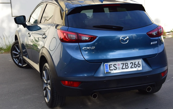 Mazda CX-3 cena 63900 przebieg: 102000, rok produkcji 2018 z Gniezno małe 92